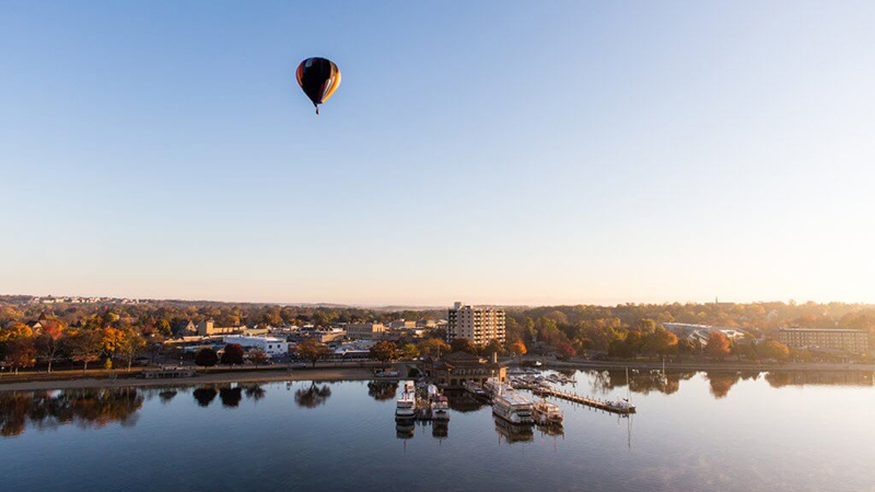 Hovering Overhead in a Hot Air Balloon