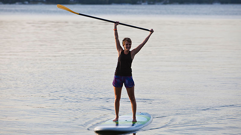 Paddle Board on Geneva Lake